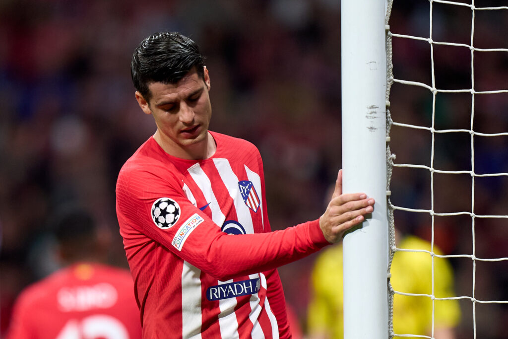 morata Atletico Madrid v Borussia Dortmund: Quarter-final First Leg - UEFA Champions League 2023/24
