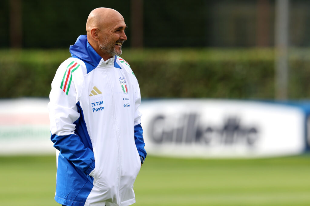Spalletti Italy Training Session &amp; Press Conference