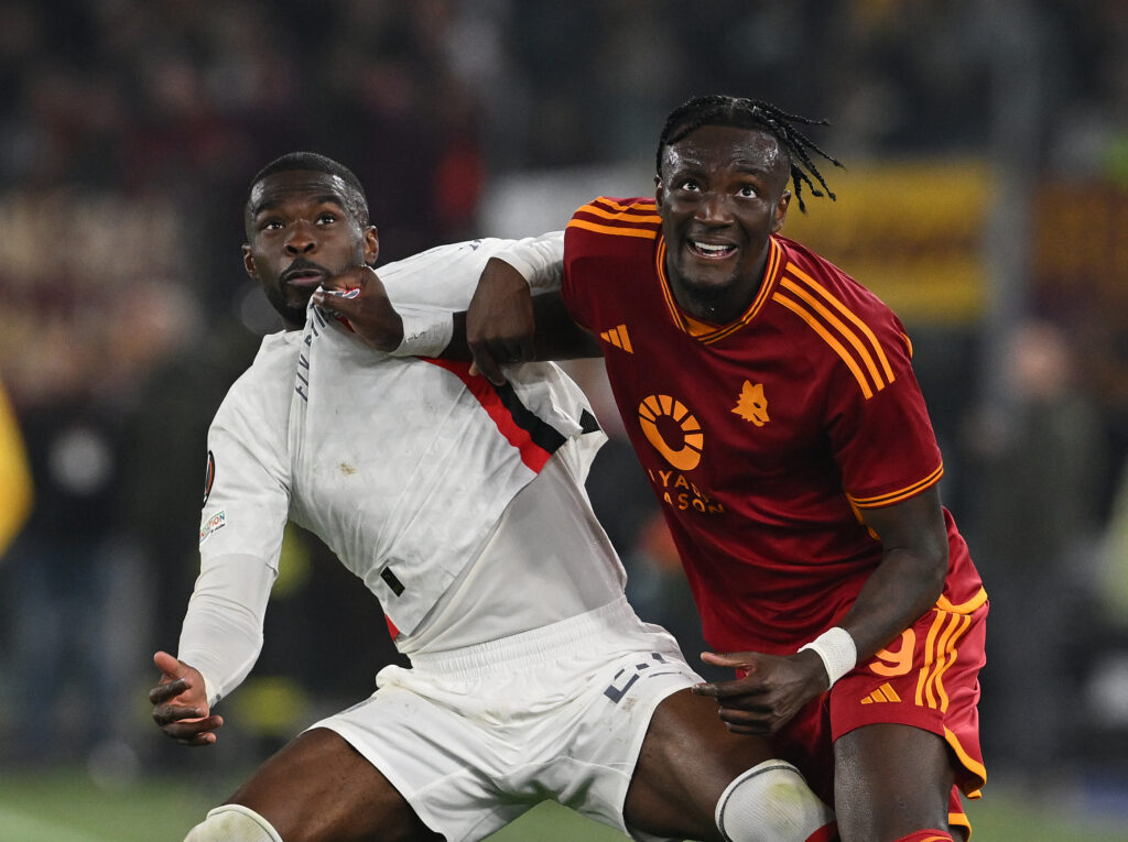 abraham AS Roma v AC Milan: Quarter-Final Second Leg - UEFA Europa League 2023/24