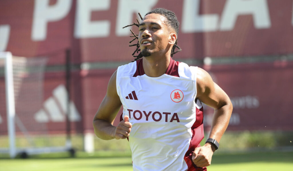 smalling AS Roma Training Session