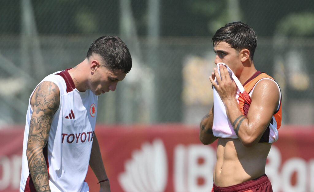 dybala e soule S Roma Training Session