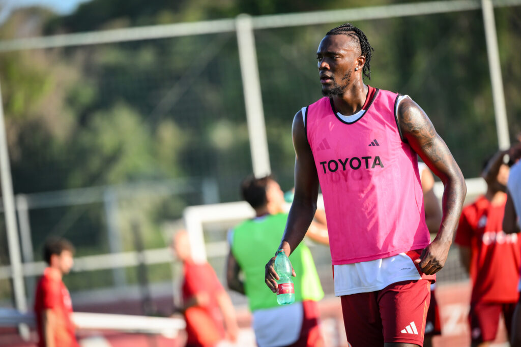 Abraham AS Roma Training Session