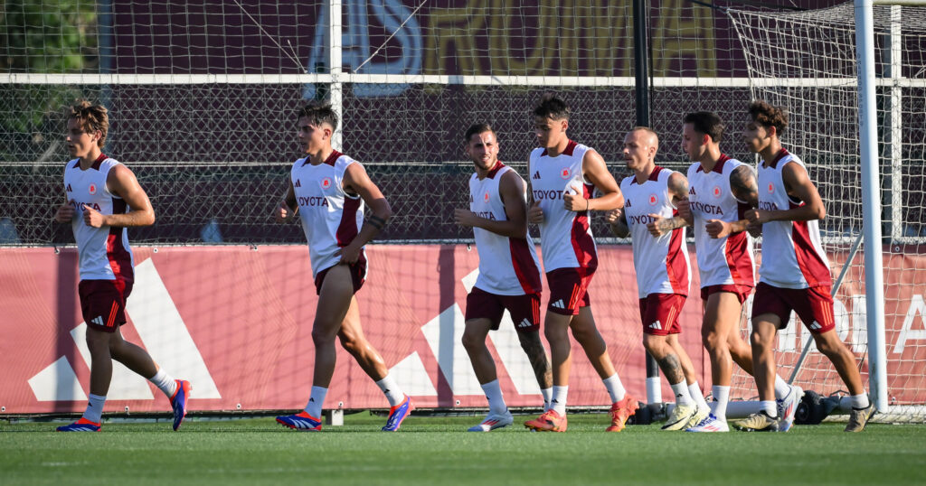 squadra AS Roma Training Session