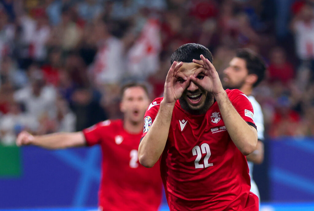Mikautadze Georgia v Portugal: Group F - UEFA EURO 2024