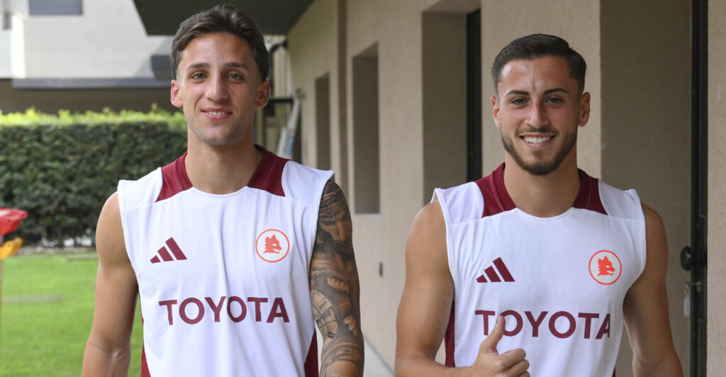 Pagano Cherubini AS Roma Arrival