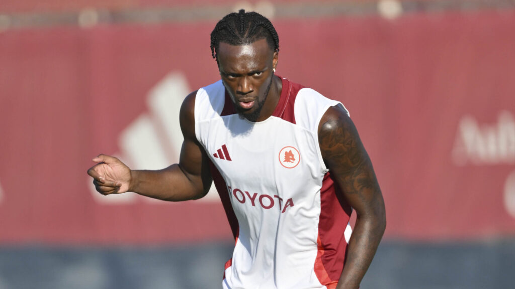 Abraham AS Roma Training Session