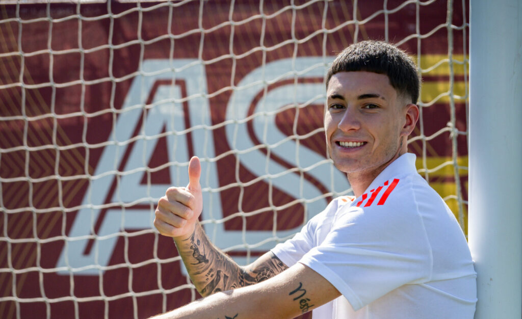 soule AS Roma Unveil New Signing Matias Soulè