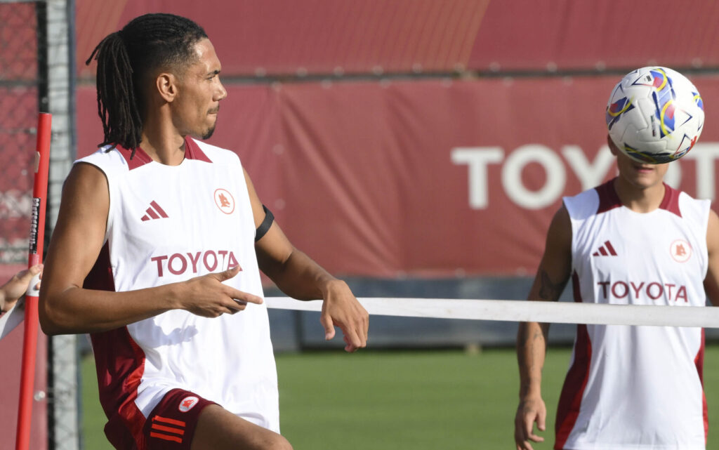 Smalling AS Roma Training Session