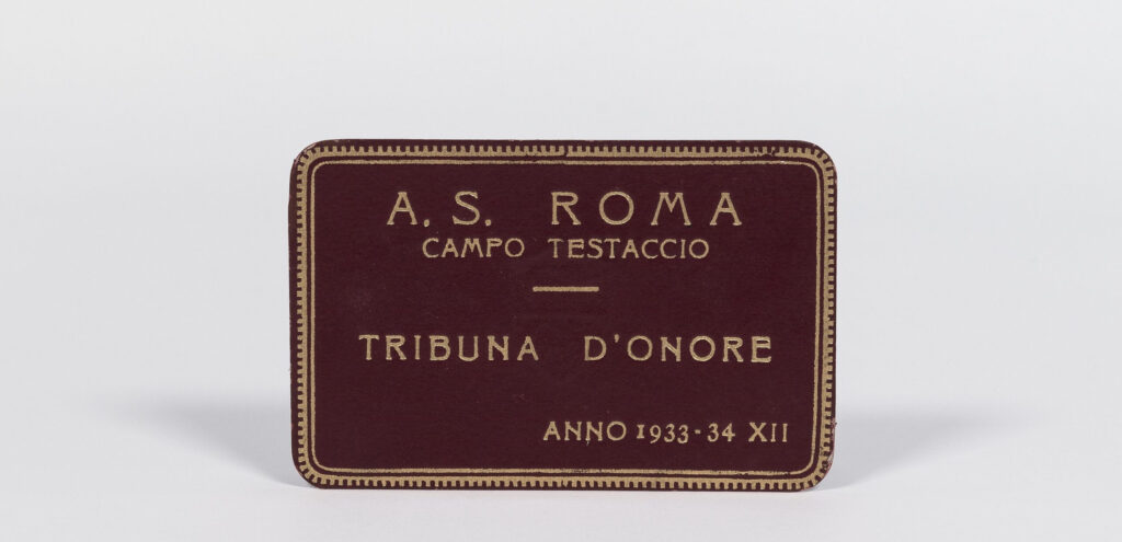 Tessera abbonamento 1933-34 w