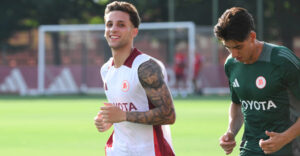 Pagano AS Roma Training Session