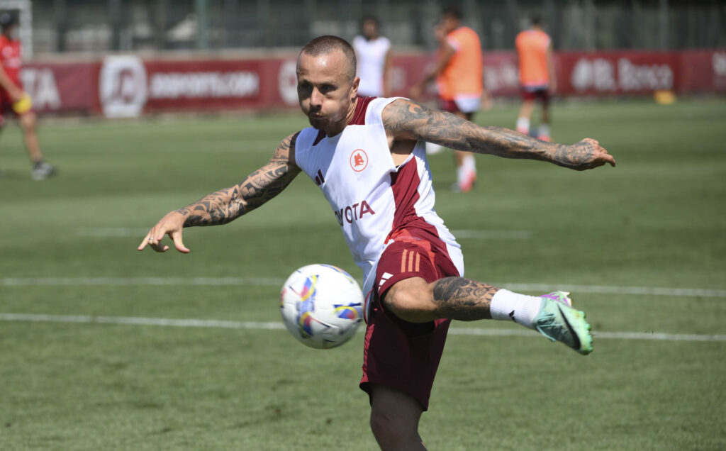 Angelino AS Roma Training Session