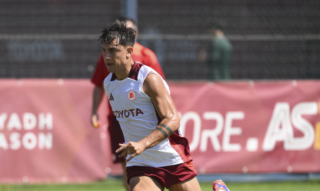 dybala AS Roma Training Session