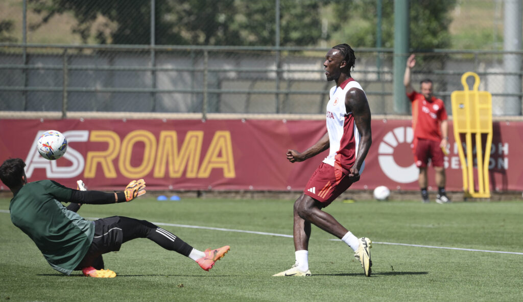 Abraham AS Roma Training Session