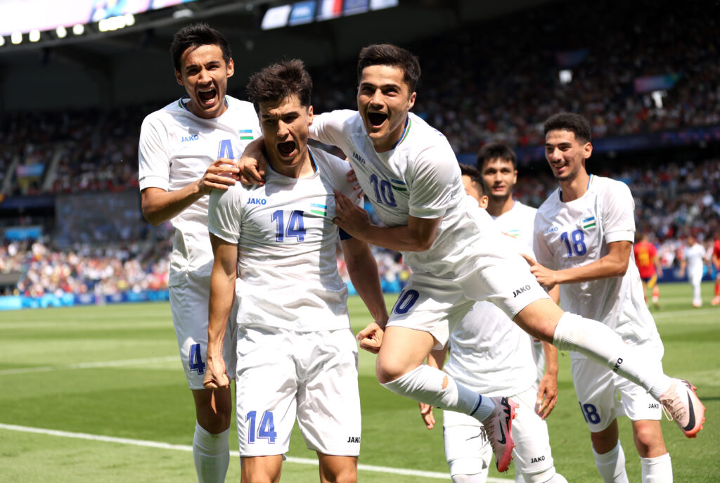 Shomurodov Uzbekistan v Spain: Men's Football - Olympic Games Paris 2024: Day -2
