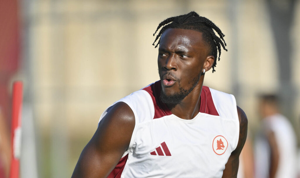 Abraham AS Roma Training Session