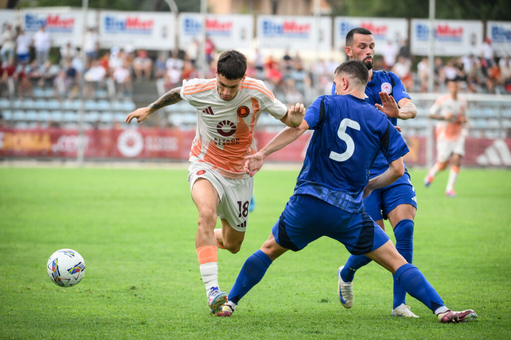 Soulé AS Roma v Olimpiacos - Pre-season Friendly