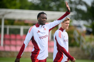 AS Roma Training Session abraham