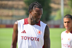 AS Roma Training Session abraham