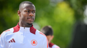 AS Roma Training Session ndicka