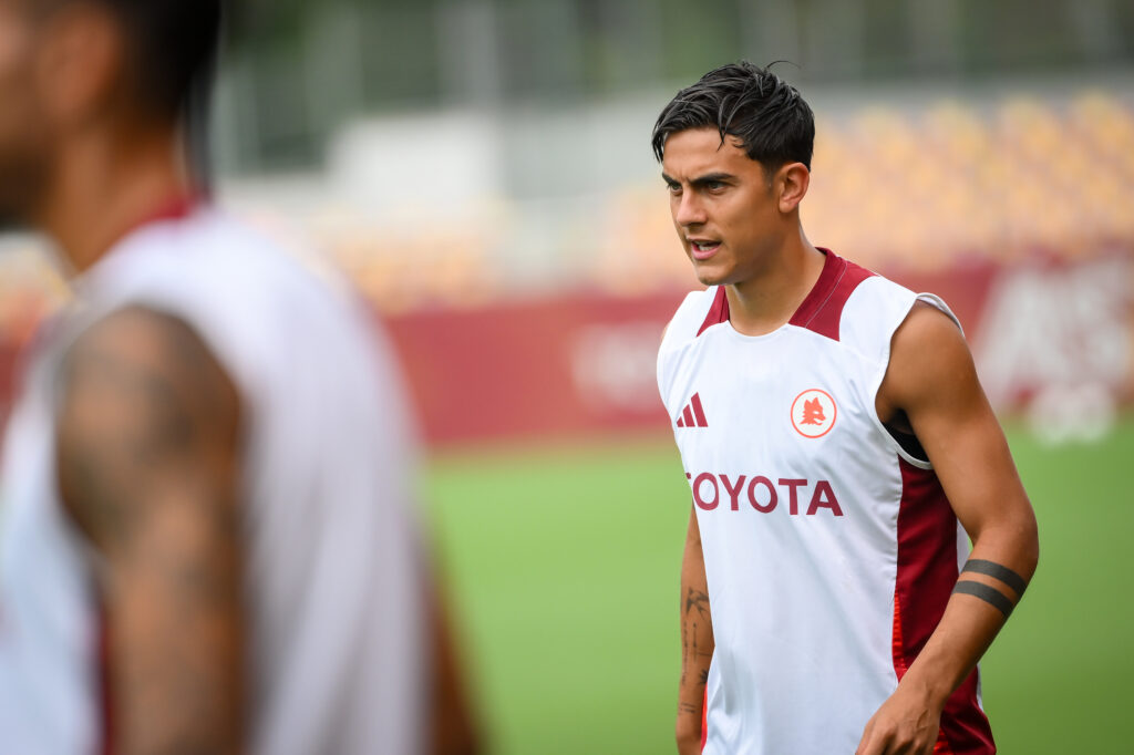 dybala AS Roma Training Session