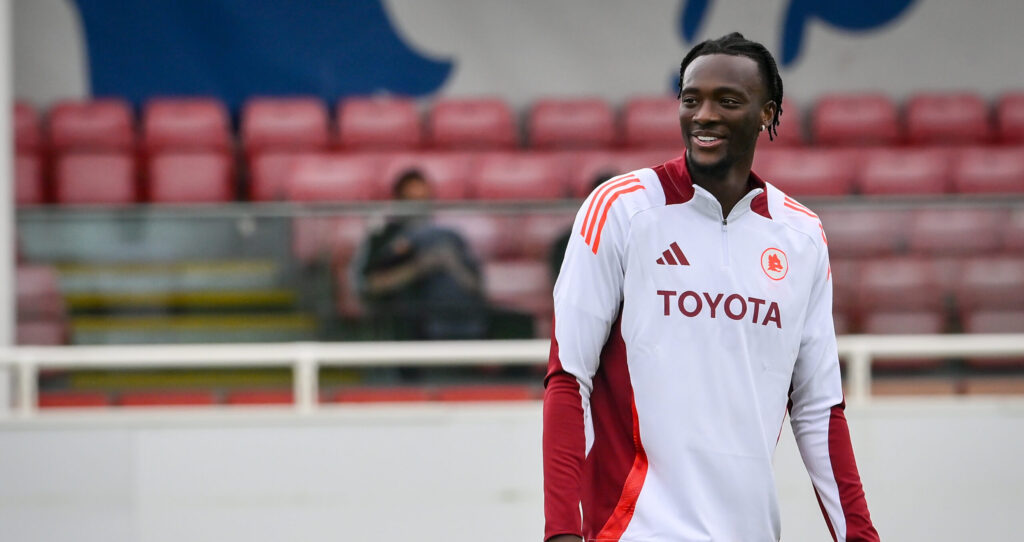 Abraham AS Roma Training Session
