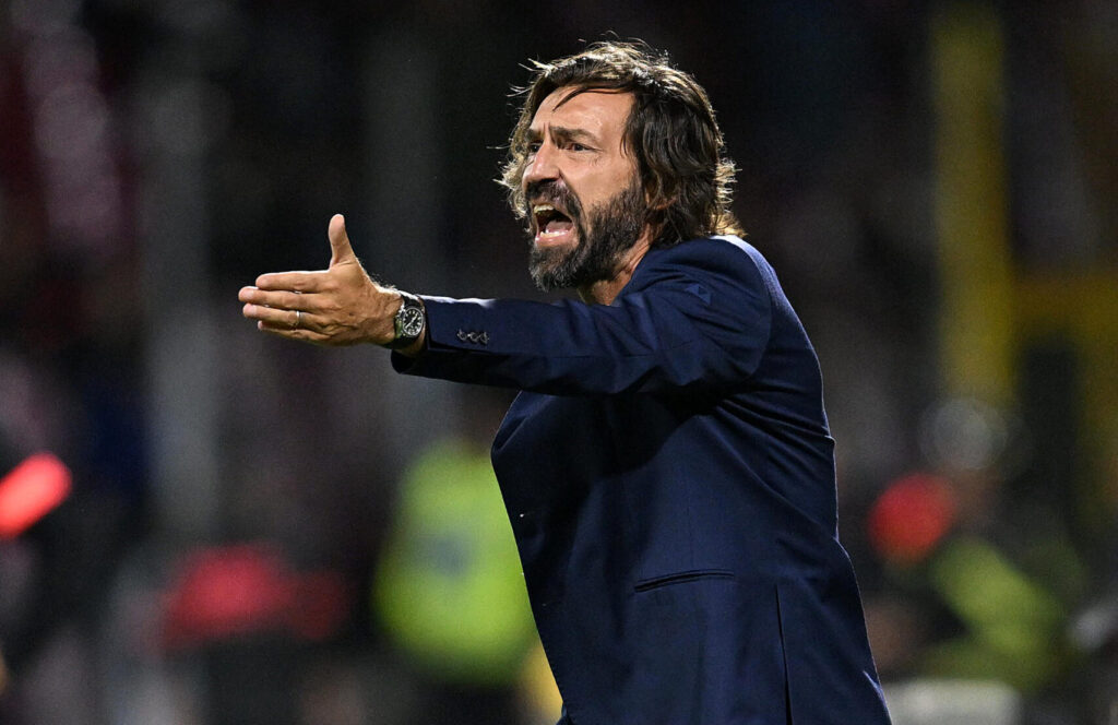 pirlo Salernitana v Sampdoria - Coppa Italia