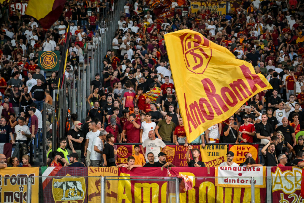tribuna tifosi AS Roma v Empoli - Serie A