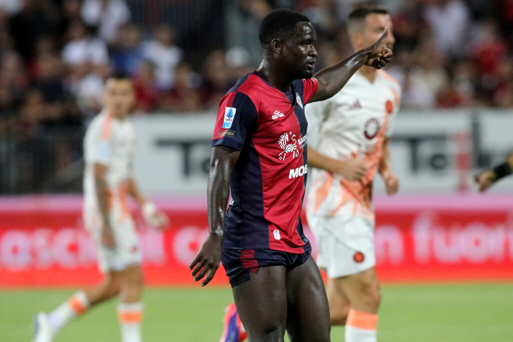 luvumbo Cagliari v AS Roma - Serie A
