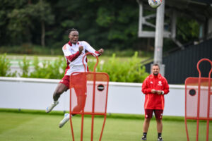 AS Roma Training Session abraham