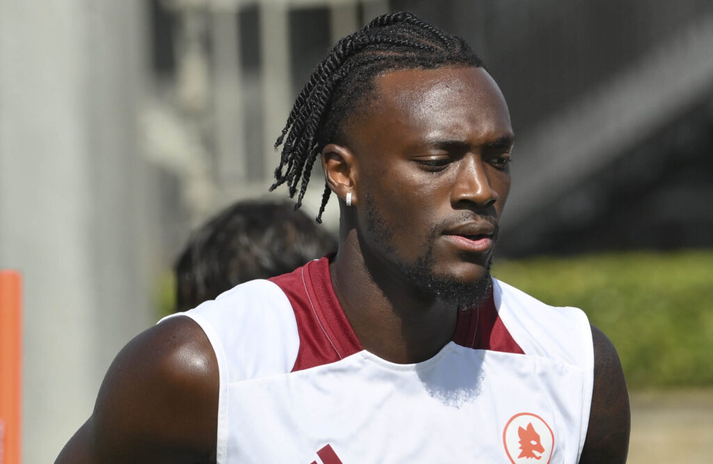 AS Roma Training Session abraham