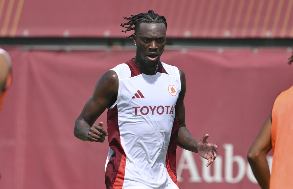AS Roma Training Session abraham