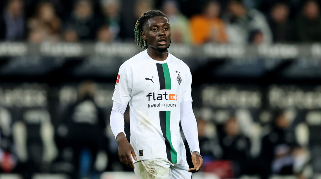 Manu Koné Borussia Mönchengladbach v 1. FC Union Berlin - Bundesliga