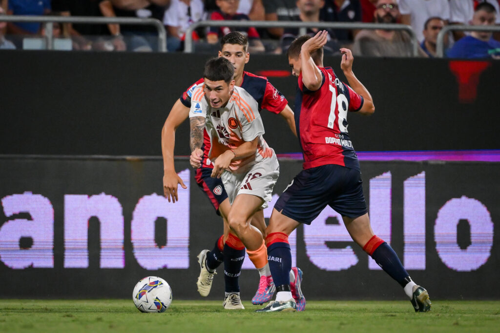 Soulé Cagliari v AS Roma - Serie A