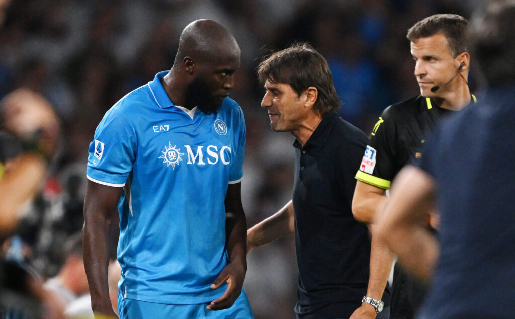 lukaku conte Napoli v Parma - Serie A