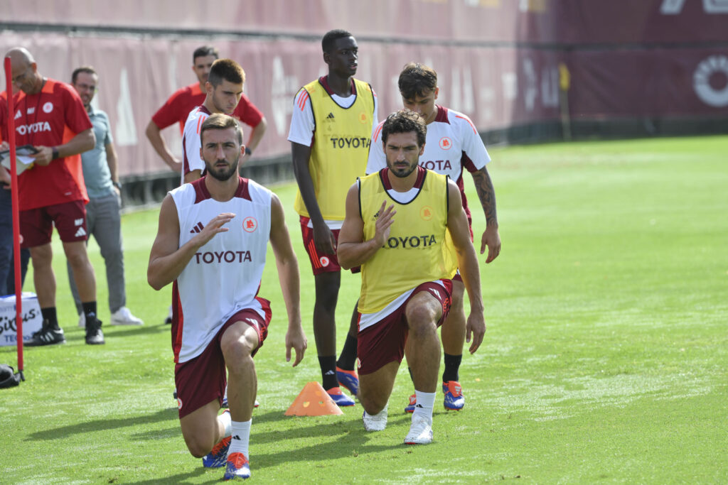Cristante Hummels AS Roma Training Session