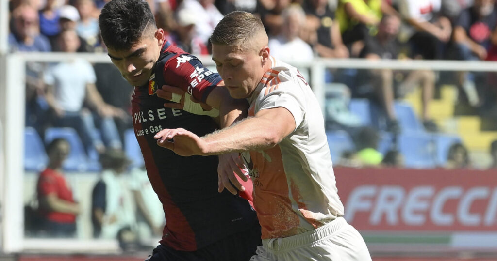 Dovbyk Genoa v AS Roma - Serie A