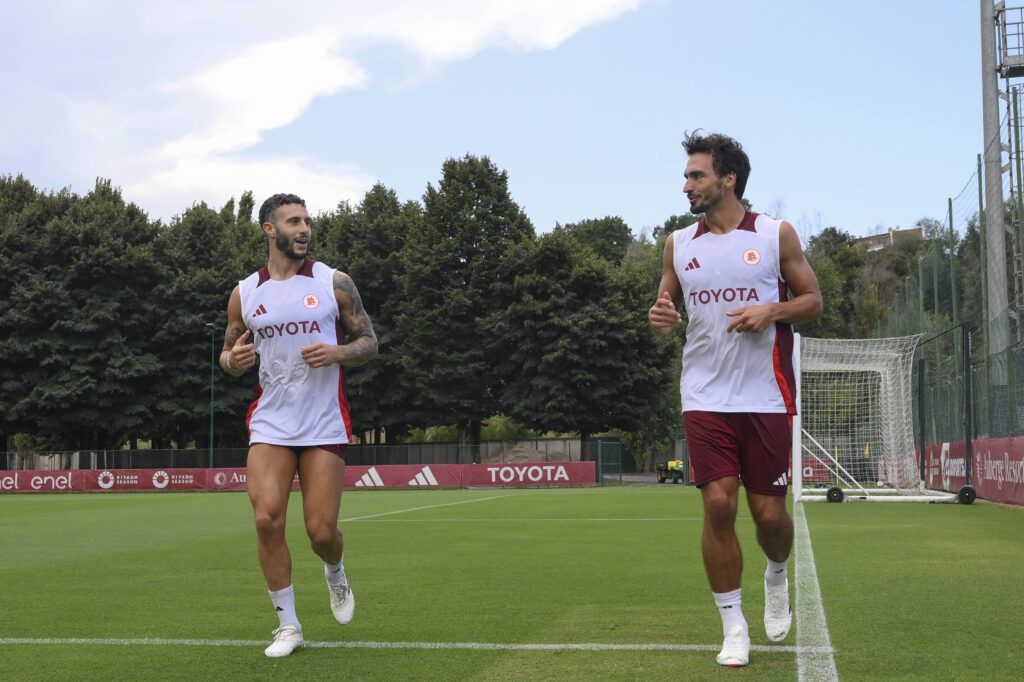 hummels hermoso AS Roma Training Session