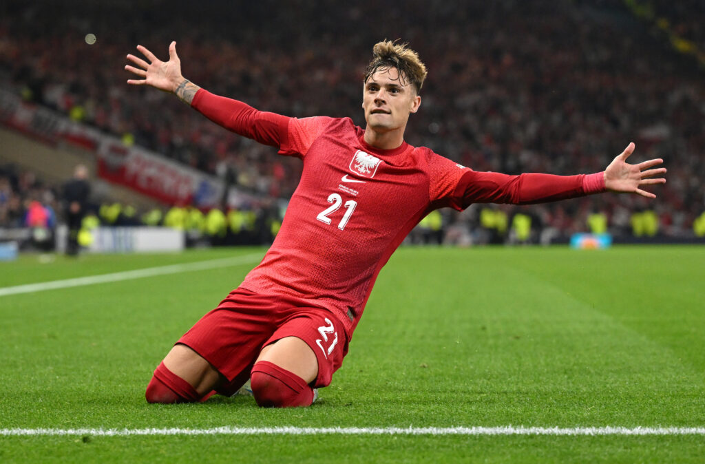 Zalewski Scotland v Poland - UEFA Nations League 2024/25 League A Group A1