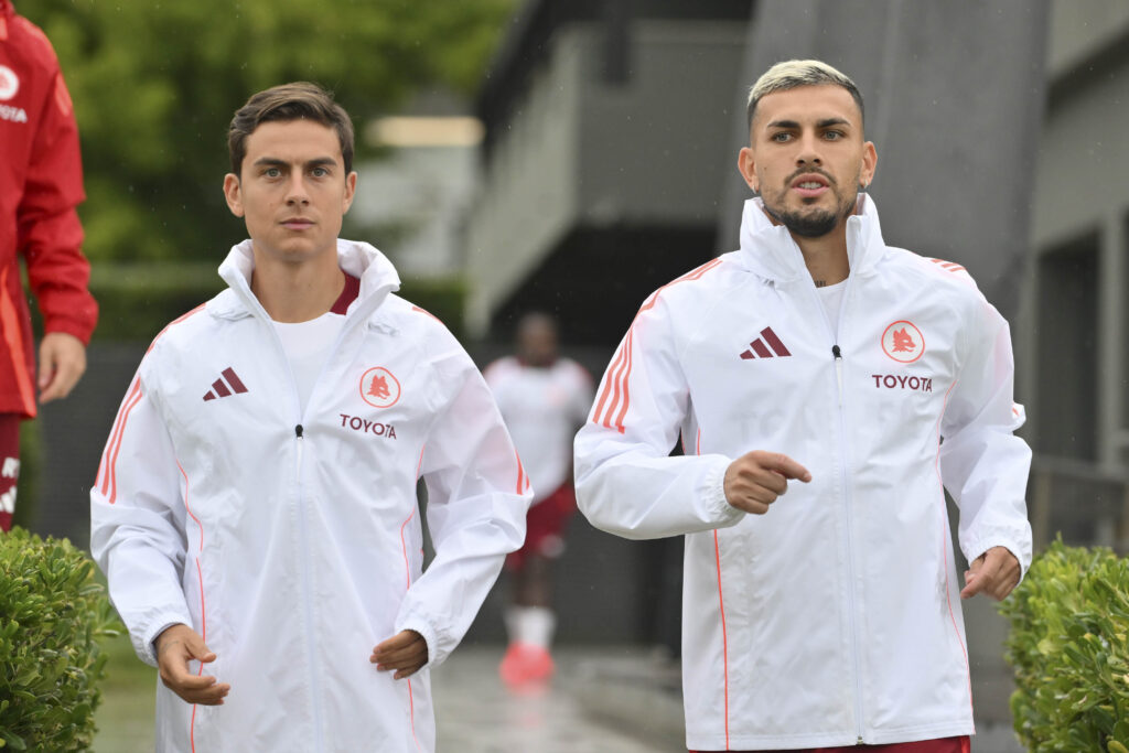 Dybala paredes AS Roma Training Session