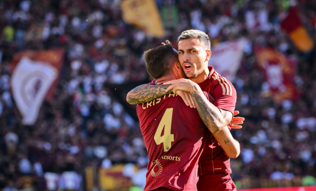 Cristante paredes AS Roma v Venezia - Serie A