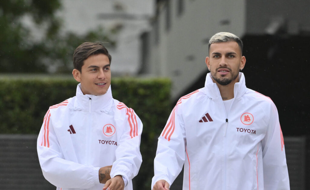 dybala Paredes AS Roma Training Session