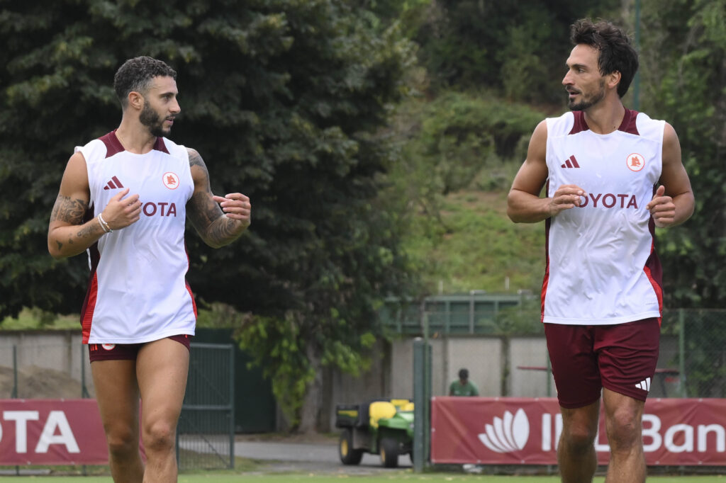 hummels Hermoso AS Roma Training Session