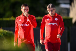 juric paro AS Roma Training Session &amp; Press Conference