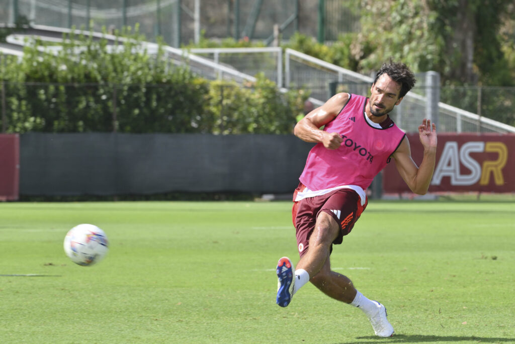 hummels AS Roma Training Session