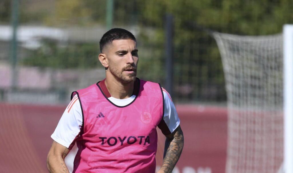 Lorenzo pellegrini AS Roma Training Session