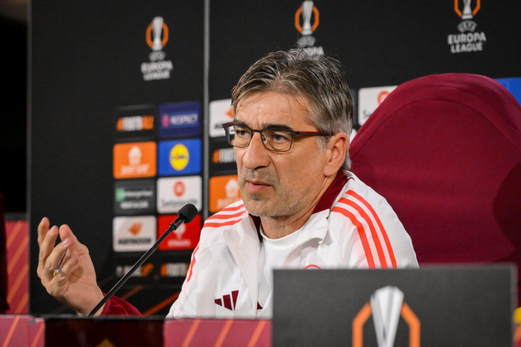Juric AS Roma Training Session And Press Conference - UEFA Europa League 2024/25 League Phase MD3