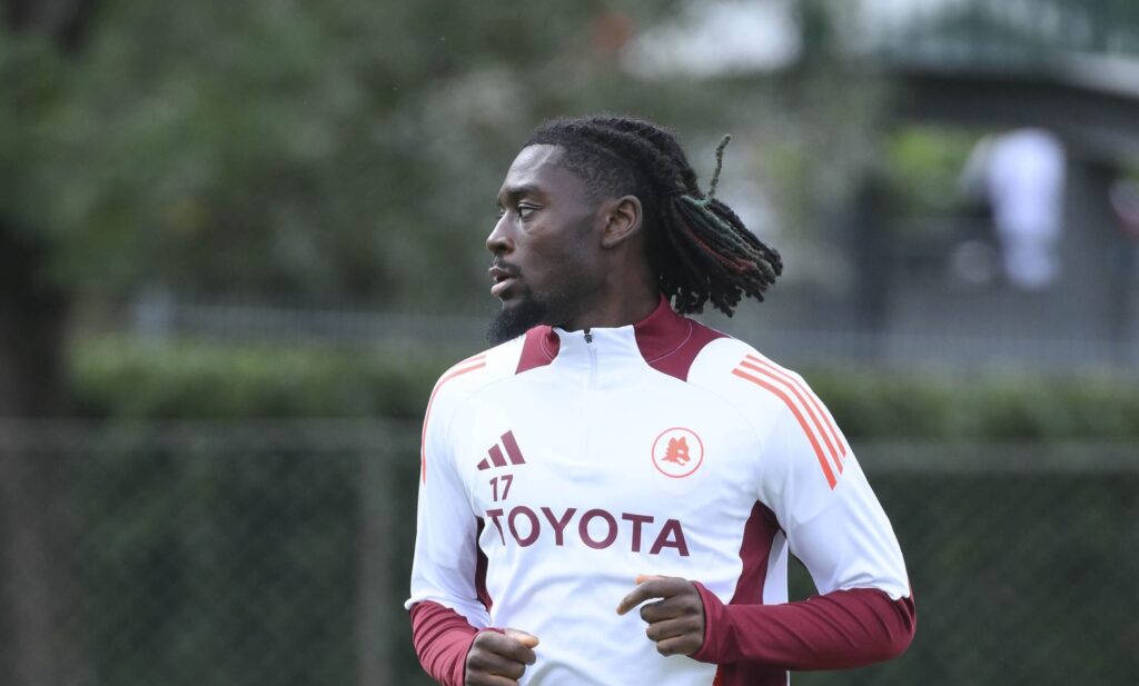 manu kone AS Roma Training Session