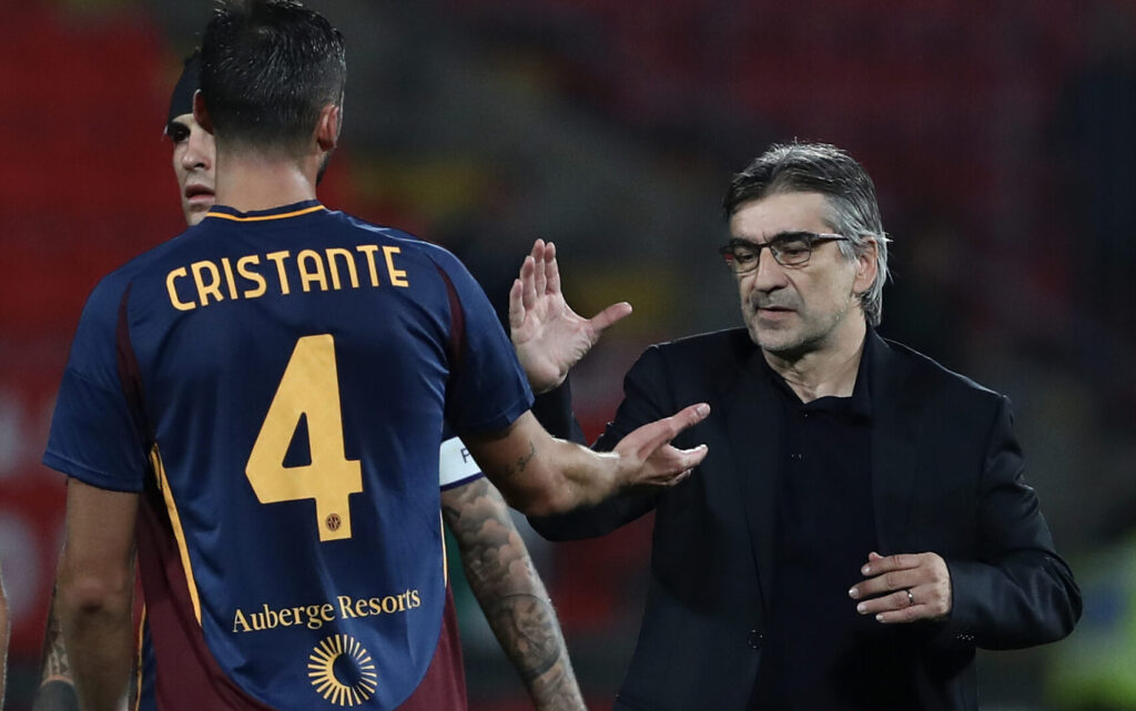 Juric Cristante Monza v AS Roma - Serie A
