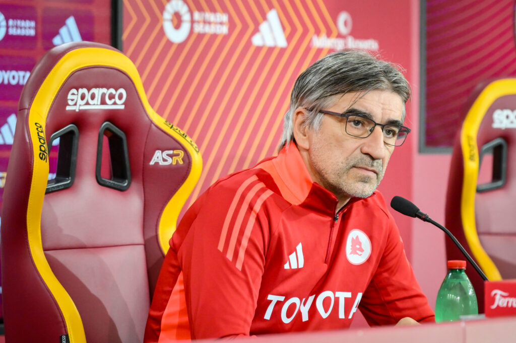 Juric AS Roma Training Session &amp; Press Conference