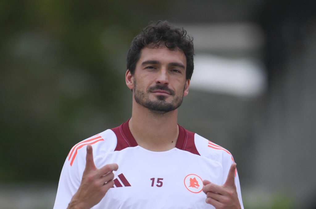 hummels AS Roma Training Session